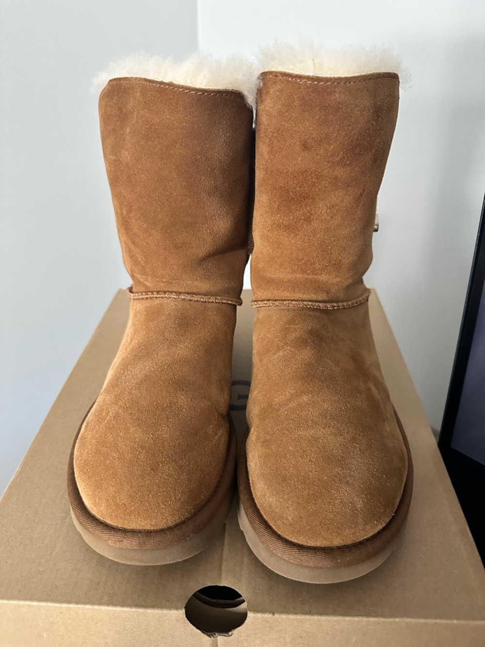 UGG Chestnut Short Turnlock Boots